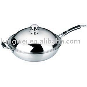 stainless steel wok