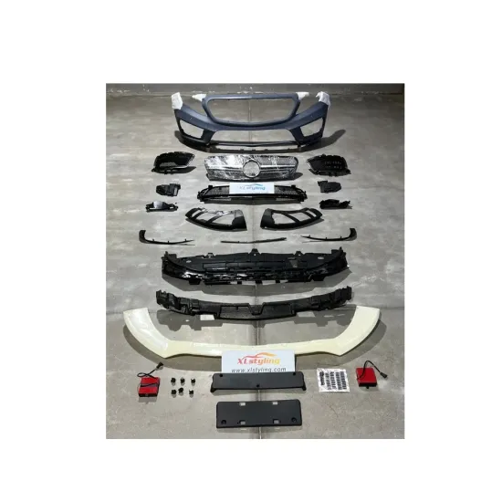 Front Bumper with Grille for Mercedes-Benz GLA Class X156 (2015-2019) - GLA45 AMG Style Bodykit