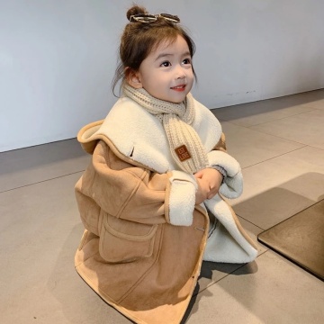 Baby Girl Hooded Jacket Loose Kids Jacket