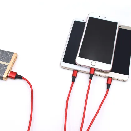Yijiashishang Drop Shipping Quick Charge 3-In-1 OEM Micro USB Connector Charger USB Cable Charging Kable