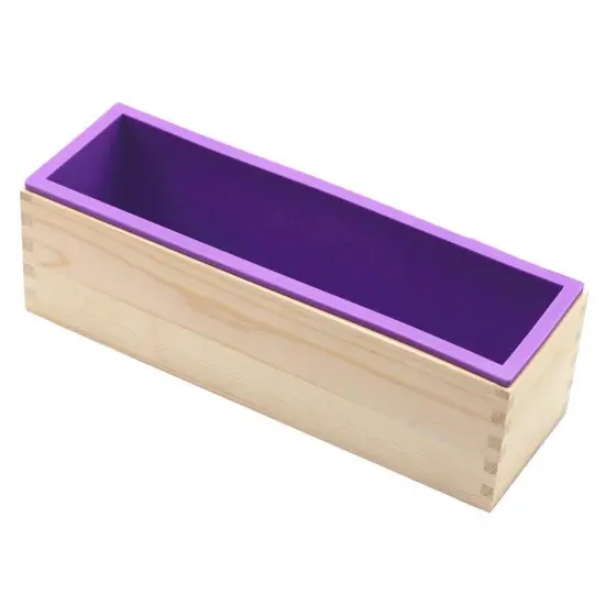 42oz Soap mold Rectangular Loaf with Wood Box