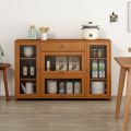 Buffet en bois avec bacs de rangement