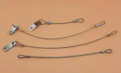 Stainless Steel Lanyard cable with PVC coating
