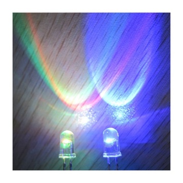 Ultra Bright 5mm RGB Flashing LED Diodes - 1000 Pieces Transparent White LEDs