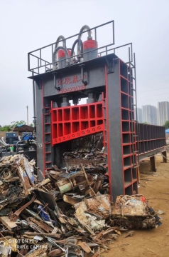 scrap cars recycling hydraulic cutting machine