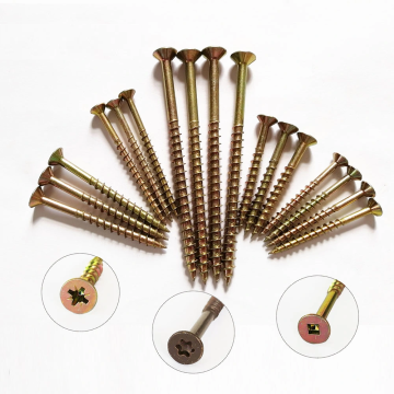 28 mm, 40 mm, 50 mm Counter-Głowa samoprzypujące samoprzylepne śruby drewniane z bitem Torx dla MDF i płyty wiórowej