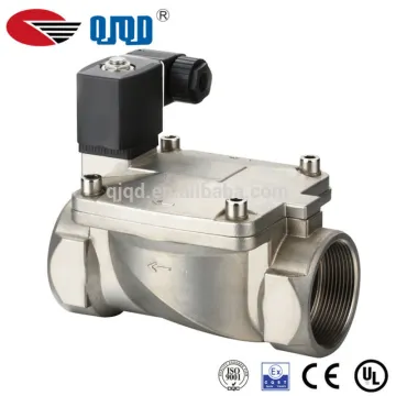 Normally Open Stainless Steel Solenoid Valve Pilot Diaphragm Type