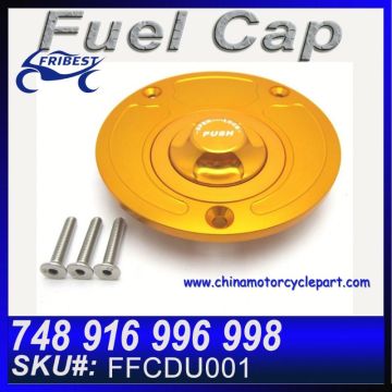 Distribution welcomed For DUCATI 748 916 996 998 Fuel Cap Covers Alu 6061 T6 Anodized fuel cap GOLD 1 FFCDU001