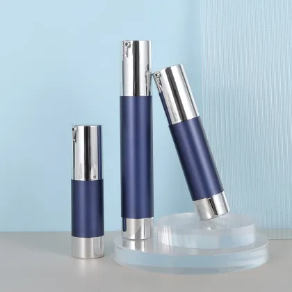 Empty Plastic Airless Lotion Cream Pump Bottles