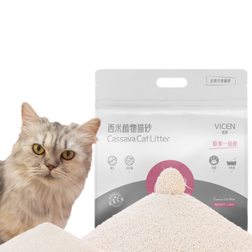 Eco-Friendly Cassava Cat Litter for Healthy Pets
