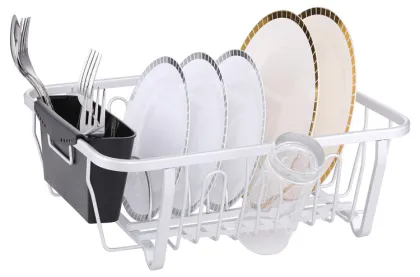 One Tier Aluminum Dish Rack