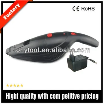 12V Rechargeable vacuum cleaner with AC/DC adaptor/Cordless Vacuum Cleaner,Battery Powered Vacuum Cleaner Factory
