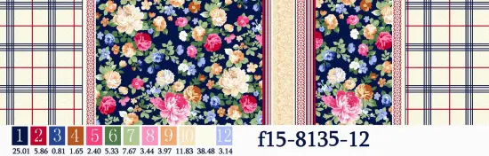 Disperse Printing Fabric Flower Designs Fabric120-125GSM