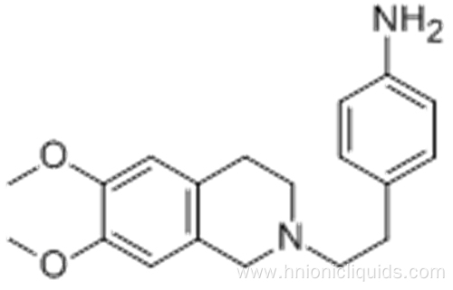 4-[2-(3,4-DIHYDRO-6,7-DIMETHOXY-2(1H)-ISOQUINOLINYL)ETHYL]-BENZENAMINE CAS 82925-02-8