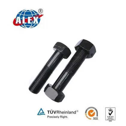 Hex Head Bolts High tensile, Railway parts supplier Hex Head Bolts, Railroad parts Hex Head Bolts