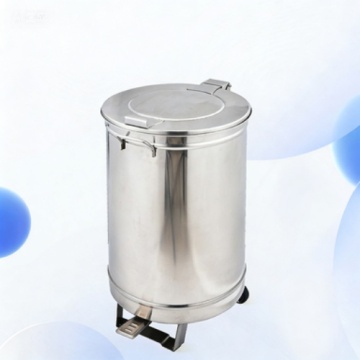 Customized Metal Trash Can with Lid and Foot Pedal