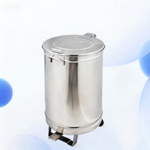 Customized Metal Trash Can with Lid and Foot Pedal