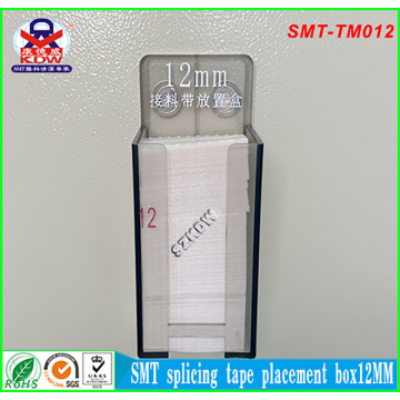 Material transparente Caja de colocación de cinta de empalme SMT