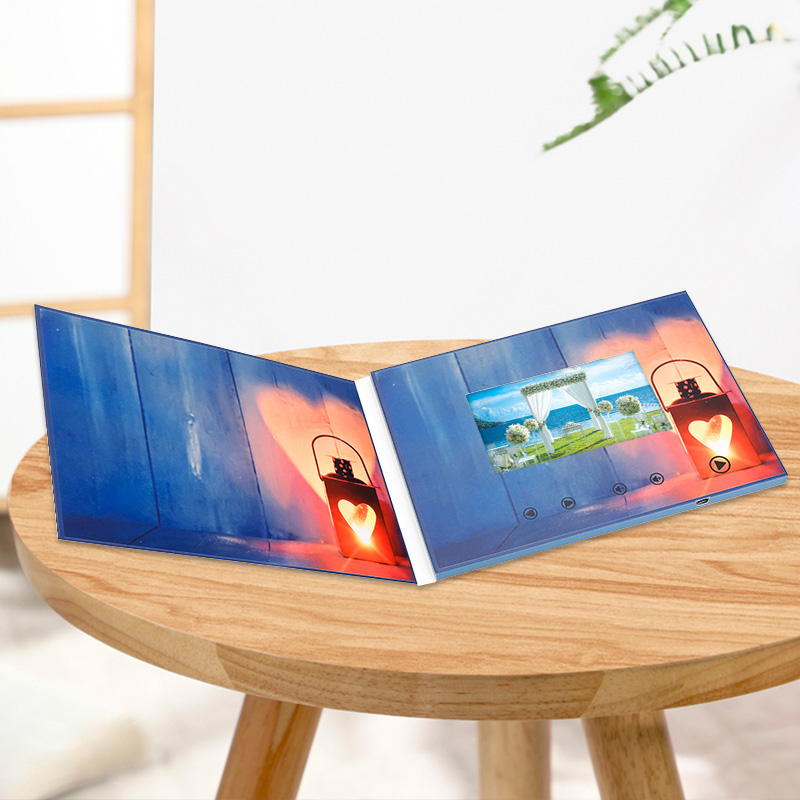 video brochure cards