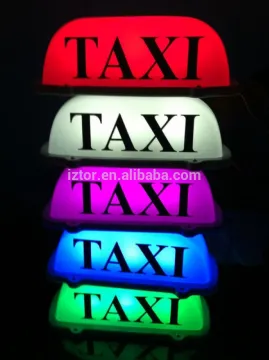 12V Taxi LED top Roof Sign light with Magnetic Base