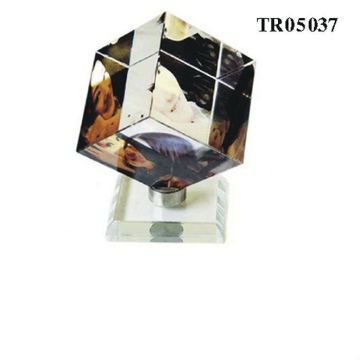 Crystal in bianco cubico lungo 80 mm per la macchina riscaldante.