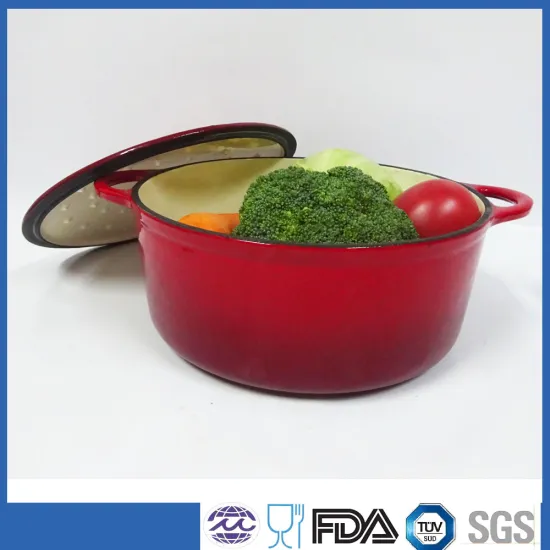 cast iron enamel pot/cast iron saucepot