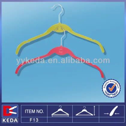 velvet skirt hanger with clips