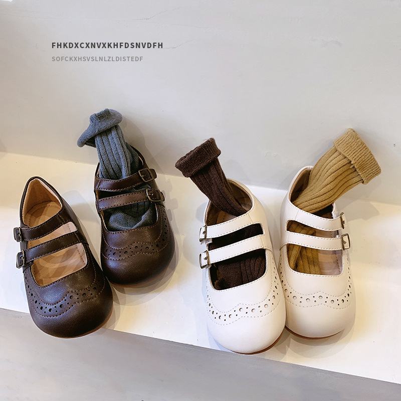 Prix ​​en gros enfants bébé fille chaussures de robe