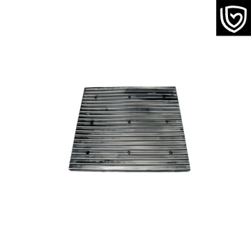 Rubber solid noise dampening plate shock absorption