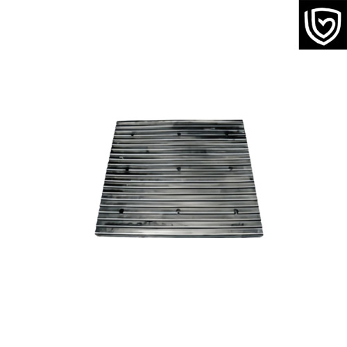 Rubber solid noise dampening plate shock absorption