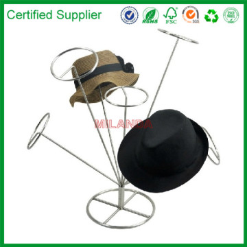 chrome color hat rack display (M-10458)