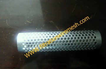 stainless steel perforated filter tube