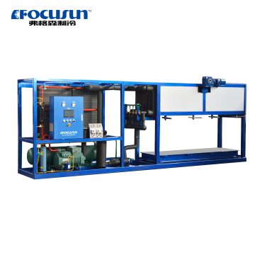 Low Price 1 Ton Air Cooling Direct Refrigeration Block Ice Machine with Long Service Time