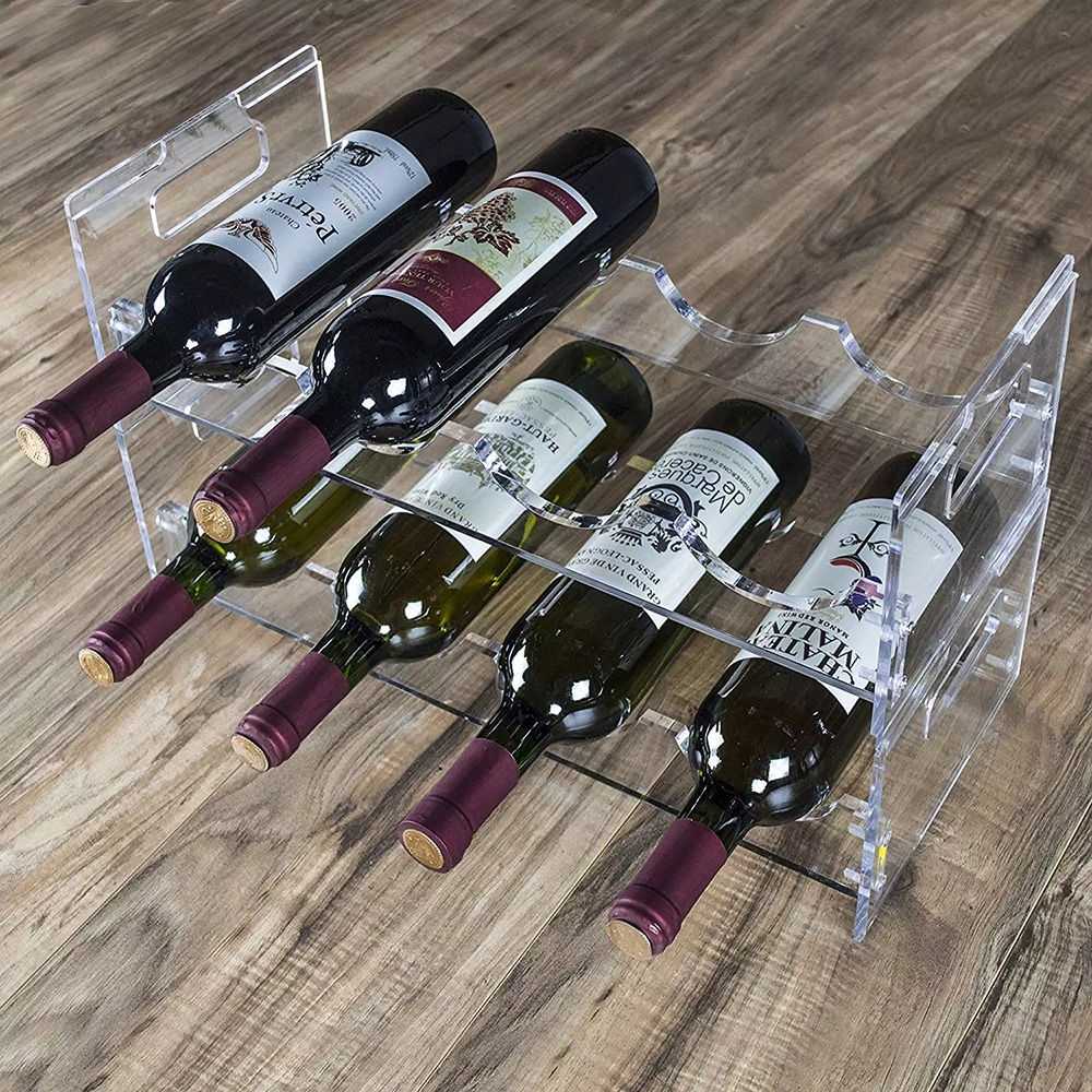 Wine Bottle Display Shelf