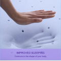 Gel-Infused Memory Foam Lavender Ventilated Mattress Topper