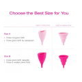 Custom Medical Grade Silicone Menstrual Cup voor Vrouwen