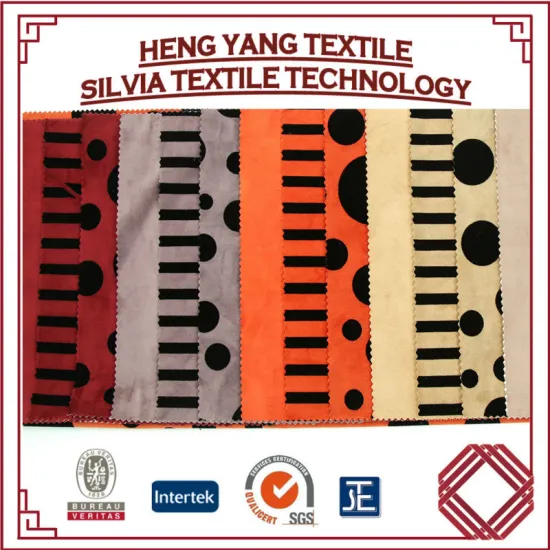 Sofa fabric/ Upholstery Fabric/ Big and Small dot Velvet Fabric