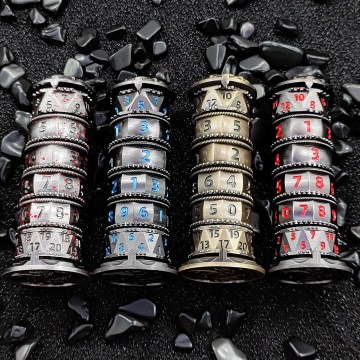 Dragon Roulette Fidget Spinner Dice - 7-in-1 Metal Toy with Gift Box for Decompression and RPG Games