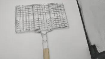 Stainless Steel Picnic Square BBQ Grill Net Mesh