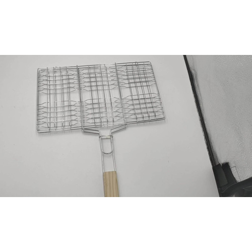 Rostfritt stål Picknick Square BBQ Grill Net Mesh