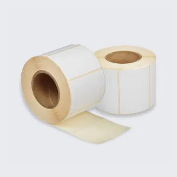 Customizable Sizes Self-Adhesive Thermal Sticker Rolls for Label Printers - Free Samples