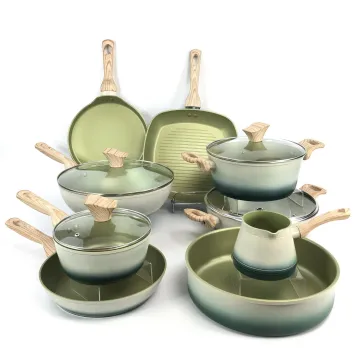 Marble Non-Stick Cookware Sets for Kitchen & Restaurant Cooking