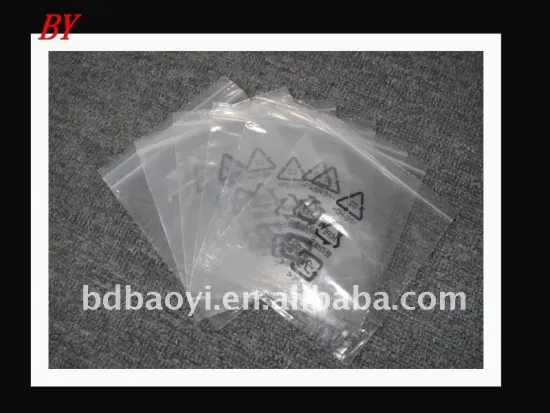 plastic zipper packaging bag