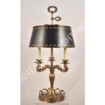 CT20464-2VBN-BBZ antique solid brass hotel project  table lamp