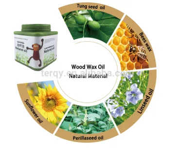 New products natural wax oil for outside wood products protection