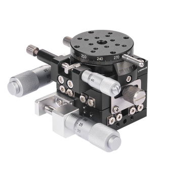High-Precision Aluminum Alloy Manual XYR-Axis Stage 40mm