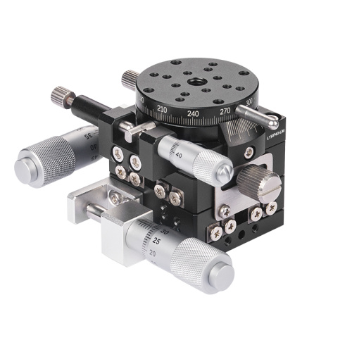 Vysoce přesný ruční stolek z hliníkové slitiny v ose XYR 40 mm