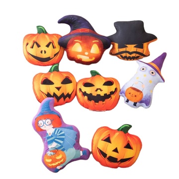 Customized 3D Printing Pumpkin Halloween Pillow Decorative Custom Plush Pillow