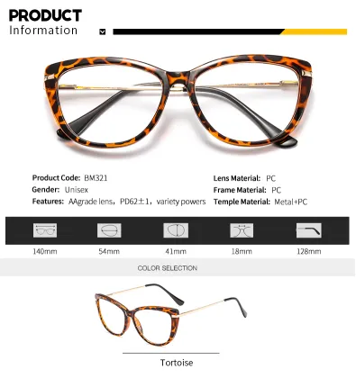 Metal Leopard Bulk Reading Glasses for German Women - Optical Collection