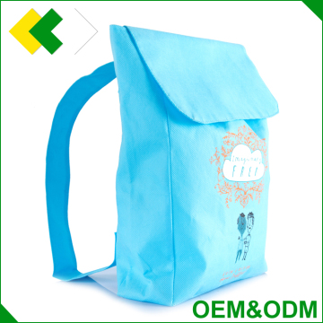 Customized printing backpack bag portable various promotional canvas drawstring backpack